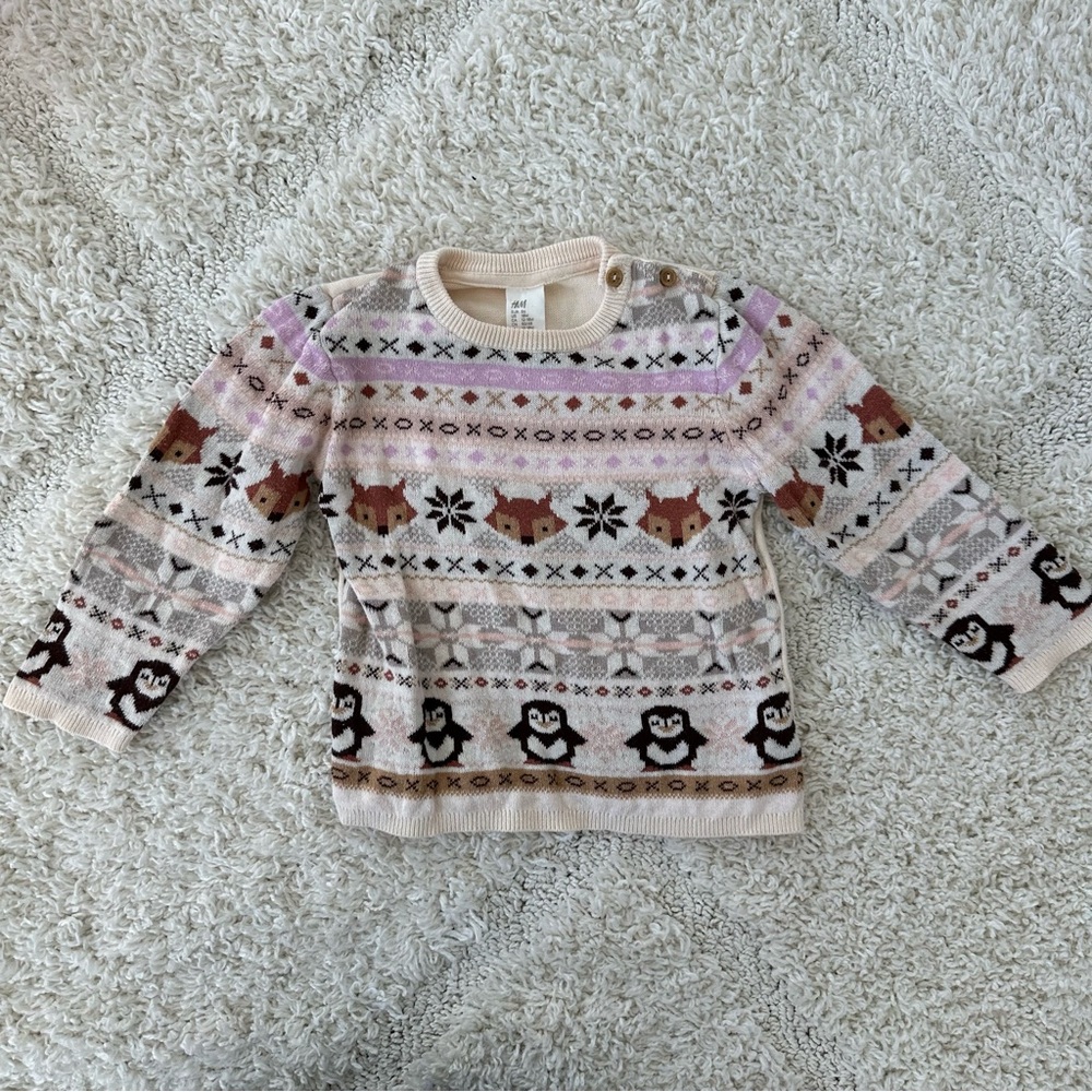 H&M Fair Isle Print Sweater